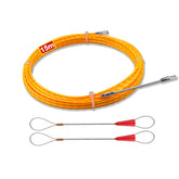 DZDSBB electrical fish tape 15m with 3.0 mm tip enables efficient wire pulling through walls.