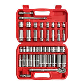 EACELIY 44pcs 3/8 drive impact socket set for versatile tightening and removal.