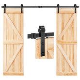 EaseLife 8ft double door track rail enables smooth operation.