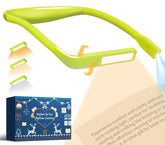 EastPin neck book light in a reading setup provides even illumination for nighttime pages