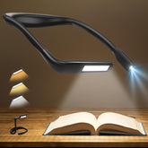 EastPin neck reading light with rectangular lamp for even page illumination