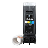 Eaton Type BR front view arc-fault GFCI combo improves panel safety