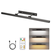 EAYOYAE large battery-operated picture light brightens wall art with even illumination