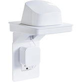 ECHOGEAR outlet shelf mounted on Decora/GFCI outlet for extra space
