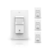 Ecoeler 3-Way occupancy sensor switch front view showing hands-free lighting control
