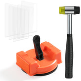 ECOGREDA heavy-duty floor gap fixer tool with rubber mallet for precise, noise-reducing repairs.