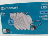 EcoSmart 4in daylight recessed trim for easy retrofit into cans