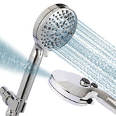 ECXHYDG filtered handheld shower head with 60-inch hose for flexible use