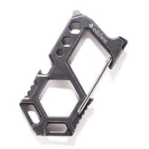 edcfans carabiner keychain 11-in-1 multitool on pocket for on-the-go tasks