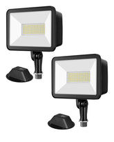 EDISHINE 10000LM flood light front view for driveway illumination