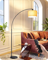 EDISHINE arc floor lamp base provides stable, tip-resistant support for living areas.