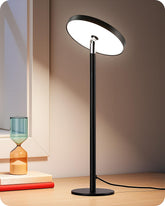 EDISHINE LED table lamp with height adjustment for flexible desk setup.
