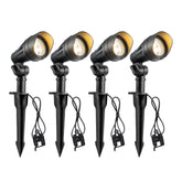 EDISHINE low-voltage landscape light illuminates pathways with steady 240lm brightness for safe night navigation.