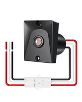 EDISHINE outdoor post light sensor assembly for reliable dusk-to-dawn control.