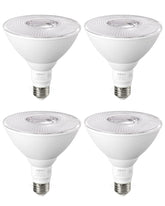 EDISHINE PAR38 outdoor flood light bulb for patios with warm 3000K glow