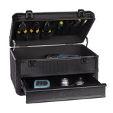 E ELIAUK tool box hard case front view showcases portable organization for tools.