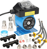 Egmiku instant hot-water pump kit assembly for quick installation.