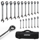 Egofine ratcheting wrench set 6mm for precise fast turning in tight spaces