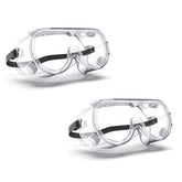 EinKau anti-fog goggles over glasses front view for clear wide vision during experiments