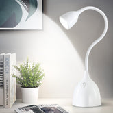 EJIAXIN desk lamp with flexible gooseneck for precise lighting in any direction.