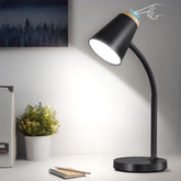 EJIAXIN desk lamp with touch switch illuminating a dorm desk for quick tasks