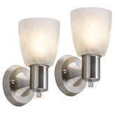EJIAXIN wall sconces with brushed nickel finish offer soft ambient lighting