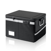 Ekunivers fireproof waterproof document box front view shows durable protection for important papers