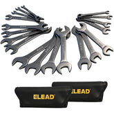ELEAD 19-piece wrench set in roll-up pouch for organized storage