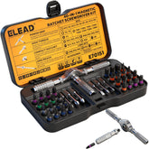 ELEAD 40-in-1 magnetic ratchet screwdriver set in case for portable precision work