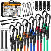 ELEAD carabiner bungee hooks with safety lock for secure cargo