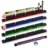ELEAD magnetic slidable drill bit holder rail keeps bits secure during work