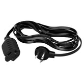 Elecan flat plug extension 25ft keeps outlets flush to walls and accessible.