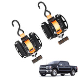 ELECFRESH retractable tie-downs in Ford F-150 bed slot for flush secure mounting