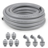 Elecoman 1in liquid-tight conduit kit package for quick setup and durable protection.