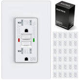 ELECTECK 30-pack GFCI outlets in outdoor setting with weatherproof protection