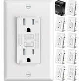 ELECTECK GFCI outlet with ultra-slim outdoor design for easy, safe installation.