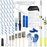 Elefama 31pcs kit with extension pole for versatile painting tasks