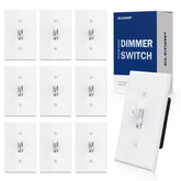 ELEGRP digital toggle dimmer main controls smooth light with LED, CFL, and incandescent bulbs.