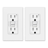 ELEGRP GFCI outlet with self-test feature in action for enhanced electrical safety.