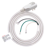 ELEGRP LCDI power cord connected to an air conditioner for safe operation