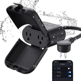 ELEGRP PQR20 outdoor smart plug IP66 with cover for rainy patios