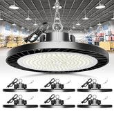 ELEKICO UFO LED high bay light with 5000K daylight for bright workshops