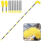 ElephantBird 10ft gutter cleaning brush extends reach for debris-free gutters from the ground