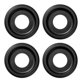ELFCAB ceiling medallion 4-pack in black for a stylish ceiling finish