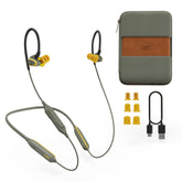 Elgin Rumble BT Earbuds case with portable charging for daily use.