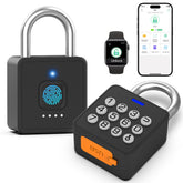 eLinkSmart 9-digit password padlock for gym lockers close-up highlighting flexible access.