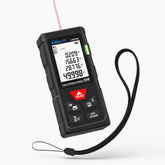 Elitech Laser Measure 165ft demonstrates long-range room measurement for planning.