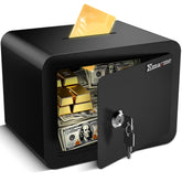 Emasme mini safe-compact-design highlights discreet storage for valuables.