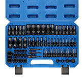 EMENTOL 71-piece socket set closed case for organized storage.