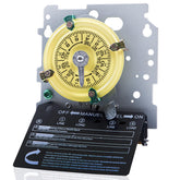 Emnrod T104M timer mechanism front view for reliable 240V control